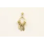Single earrings con colgantes petalos y ruedas est