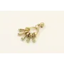 Single earrings con colgantes lagrimas y ruedas en