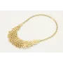 Collar tira de escamas sobrepuestas con cadena esl