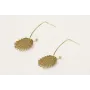 Pendientes acero inoxidable pendiente anzuelo con 