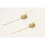 Pendientes acero inoxidable anzuelo con estrella r