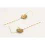 Pendientes acero inoxidable anzuelo con estrella r