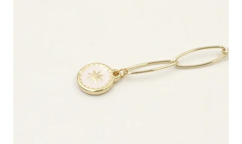 Pulsera cadena acero inoxidable eslabón grande ova