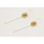 Pendientes acero inoxidable anzuelo con estrella r