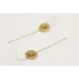 Pendientes acero inoxidable anzuelo con estrella r