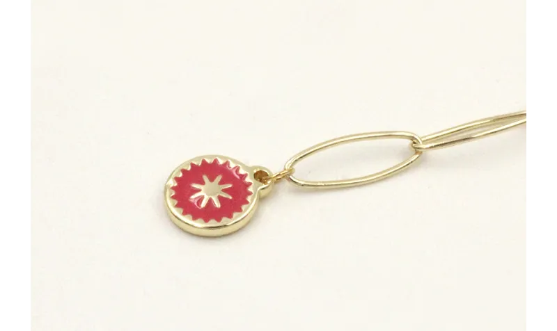 Pulsera cadena acero inoxidable eslabón grande ova