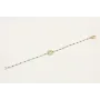 Pulsera cadena acero inoxidable micro esmlate azul