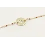 Pulsera cadena acero inoxidable micro esmlate marr