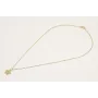 Solitario acero inoxidable cadena micro esmalte ro