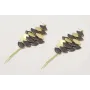 Pendientes cascada de triangulos esmaltados grises