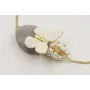 Pulsera cadena eslabón plano regulable con centro 