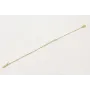 Pulsera cadena microbola dorada mate centro tira p
