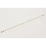 Pulsera cadena microbola dorada mate centro tira p