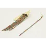 Pendientes desiguales cadena de stras en colres az