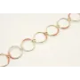 Pulsera de acero inoxidable con arandelas esmaltad