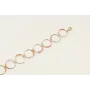Pulsera de acero inoxidable con arandelas esmaltad