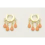 Pendientes acero inoxidable con cierre de arandela