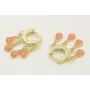 Pendientes acero inoxidable con cierre de arandela