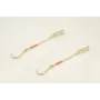 Pendientes de acero inoxidable con perno rectangul