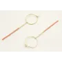 Pendientes acero inoxidable con aro pequeño y barr