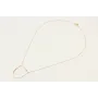 Collar de acero inoxidable con cadena de eslabón p
