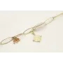 Pulsera acero inoxidable de cadena eslabón ovalado