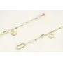 Pulsera acero inoxidable de cadena eslabón ovalado