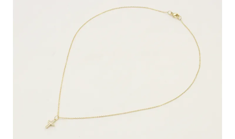 Solitario de acero inoxidable con cadena de eslabó