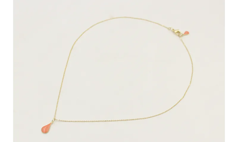 Solitario de acero inoxidable con cadena de eslabó