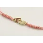 Pulsera hilo color rosa palo con nudo serpiente y 