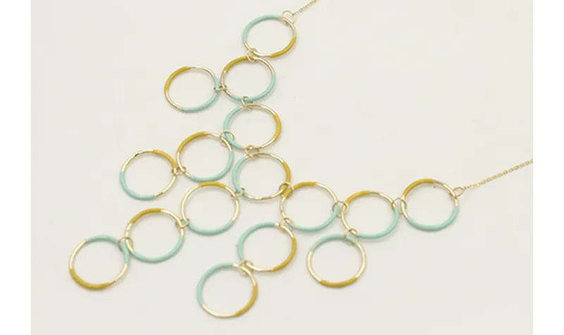 Colla babero de acero inoxidable con arandelas esm