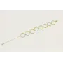 Pulsera de acero inoxidable con arandelas esmaltad