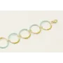 Pulsera de acero inoxidable con arandelas esmaltad