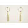 Pendientes acero inoxidable con aro pequeño y barr
