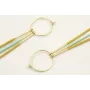 Pendientes acero inoxidable con aro pequeño y barr