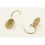 Pendinetes acero inoxidable perno semi aro con bol