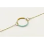 Pulsera de acero inoxidable con cadena de eslabón 