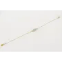 Pulsera de acero inoxidable con cadena de eslabón 