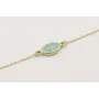 Pulsera de acero inoxidable con cadena de eslabón 