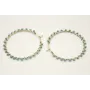 Pendientes acero inoxidable aros grandes forrados 