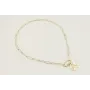 Collar acero inoxidable de cadena eslabón ovalado 