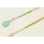 Pendientes irregulares de acero inoxidable con per