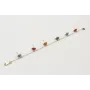 Pulsera de cadena con microperlas con colgante de 
