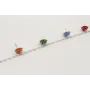 Pulsera de cadena con microperlas con colgante de 