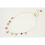 Colgante de cadena de microperlas, con cadena alar