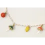 Colgante de cadena de microperlas, con cadena alar