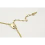 Colgante de cadena plana oro mate con tucan esmalt