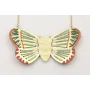 Colgante de cadena eslabón oro mate con mariposa c