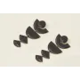 Pendientes con perno de círculo y piezas geométric