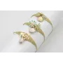 Pulsera cadena eslabón ovalado y maya rombo con ra
